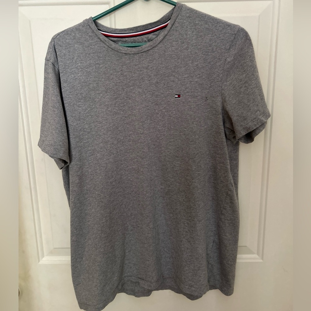 Tommy Hilfiger Gray Men's T-Shirt size Medium